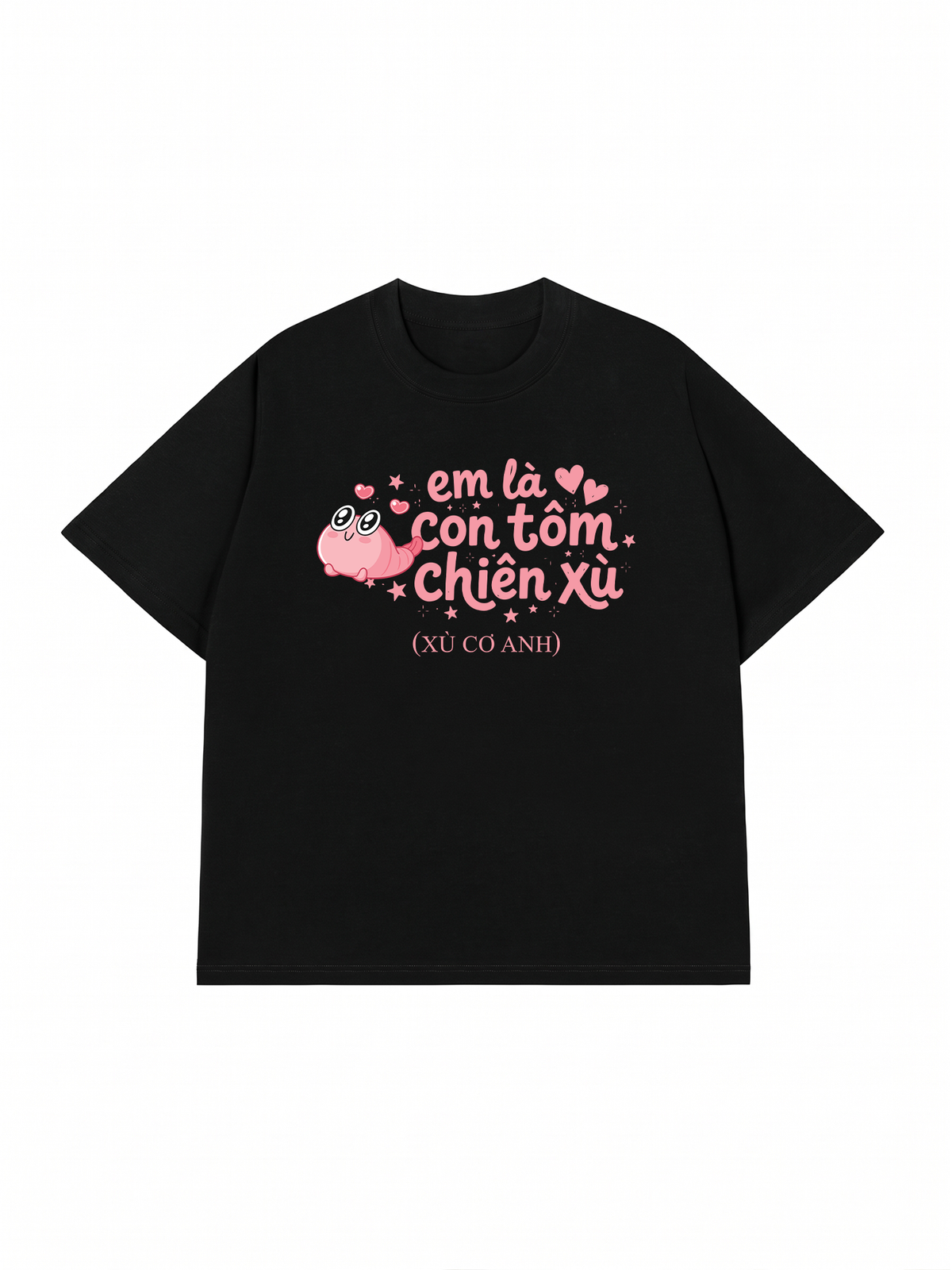 Áo Thun Relaxed Fit Tôm Chiên Xù