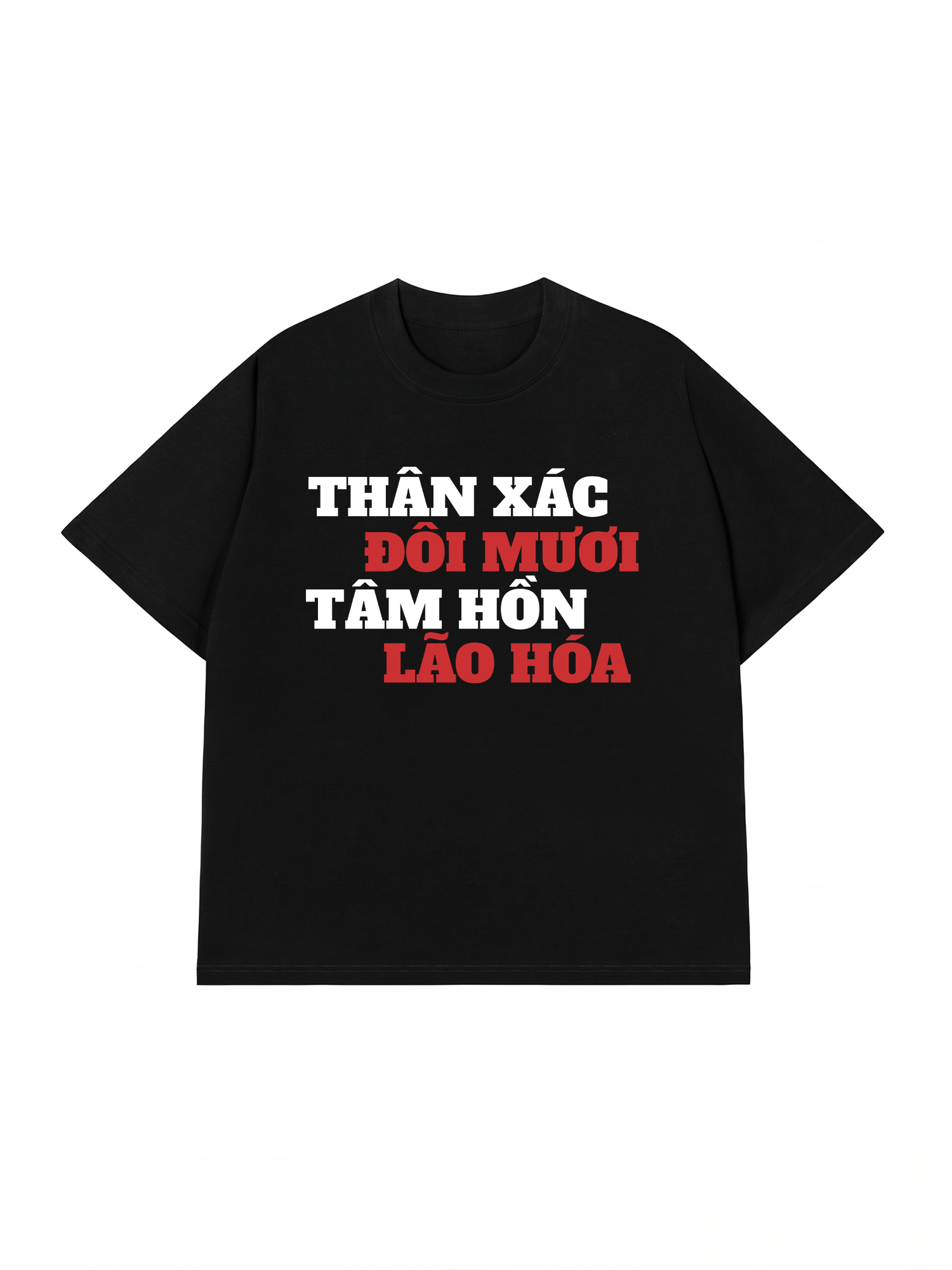 Áo Thun Relaxed Fit Thân Xác Đôi Mươi
