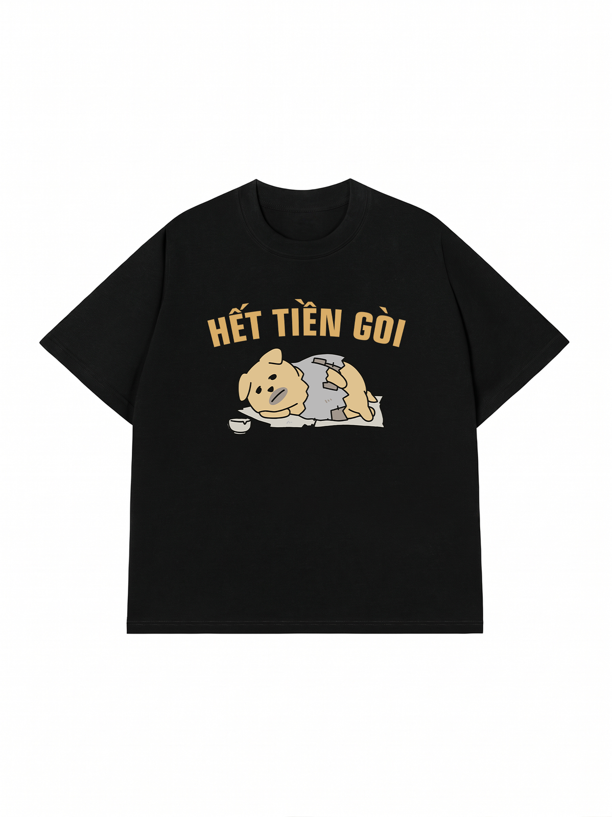 Áo Thun Relaxed Fit Hết Tiền Gòi