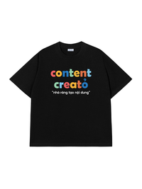 Áo Thun Relaxed Fit Content Creator