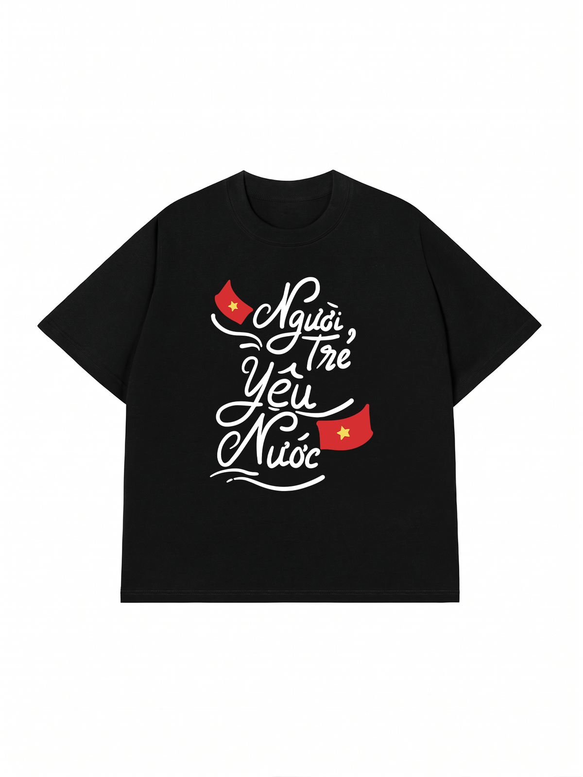 Áo Thun Relaxed Fit Người Trẻ Yêu Nước