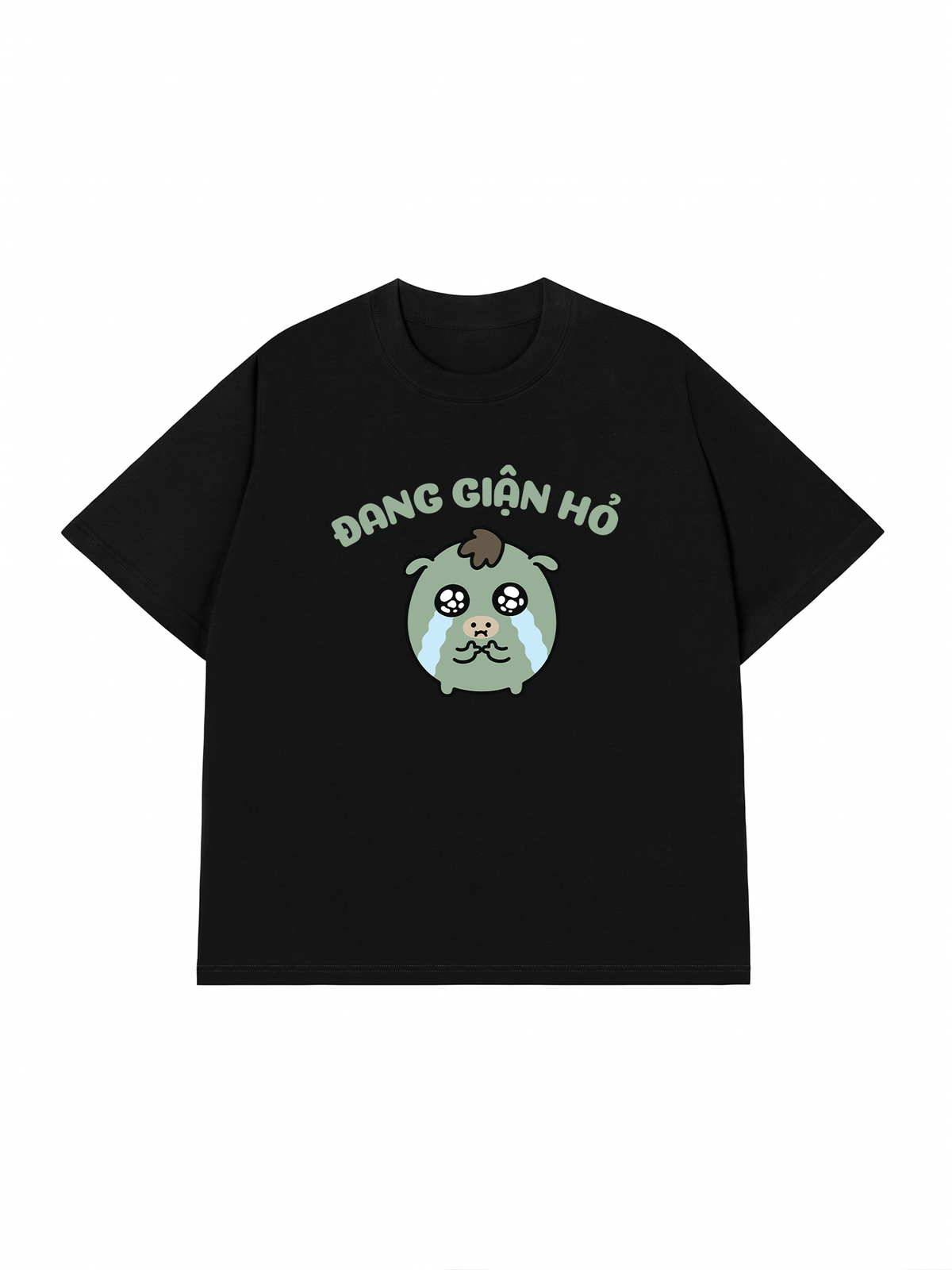 Áo Thun Relaxed Fit Đang Giận Hỏ