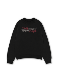 Áo Sweater Nỉ Hai Da Lốp