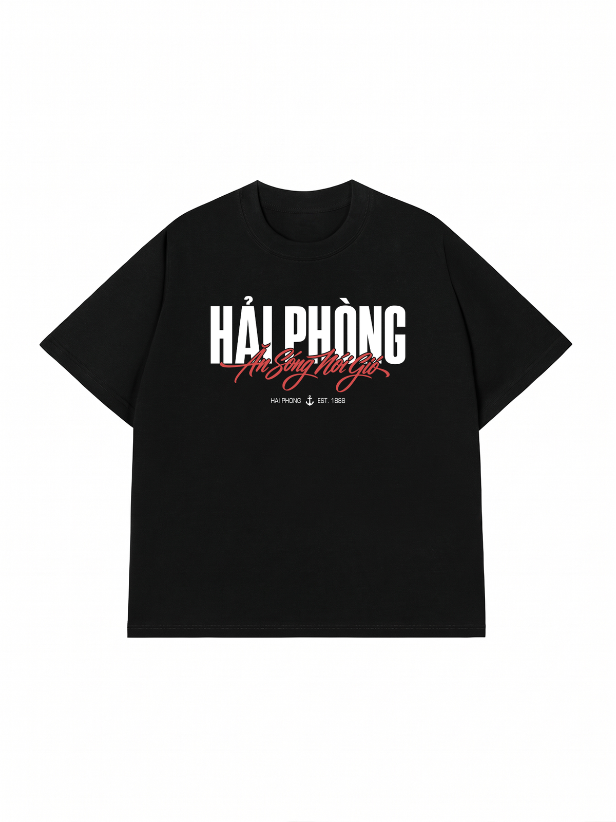 Áo Thun Relaxed Fit Ăn Sóng Nói Gió