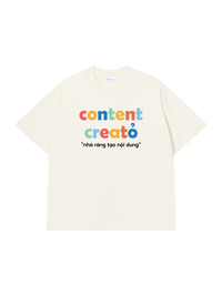 Áo Thun Relaxed Fit Content Creator
