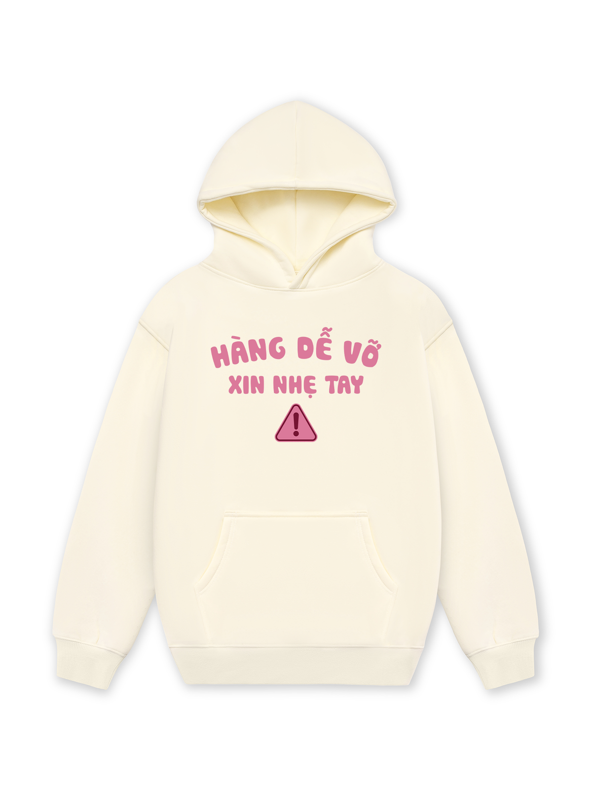 Áo Hoodie Nỉ Hai Da Cẩn Thận Vỡ