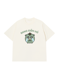 Áo Thun Relaxed Fit Đang Giận Hỏ
