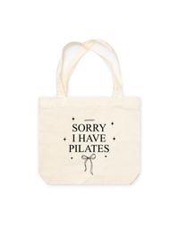 Túi Tote Sorry I Have Pilates