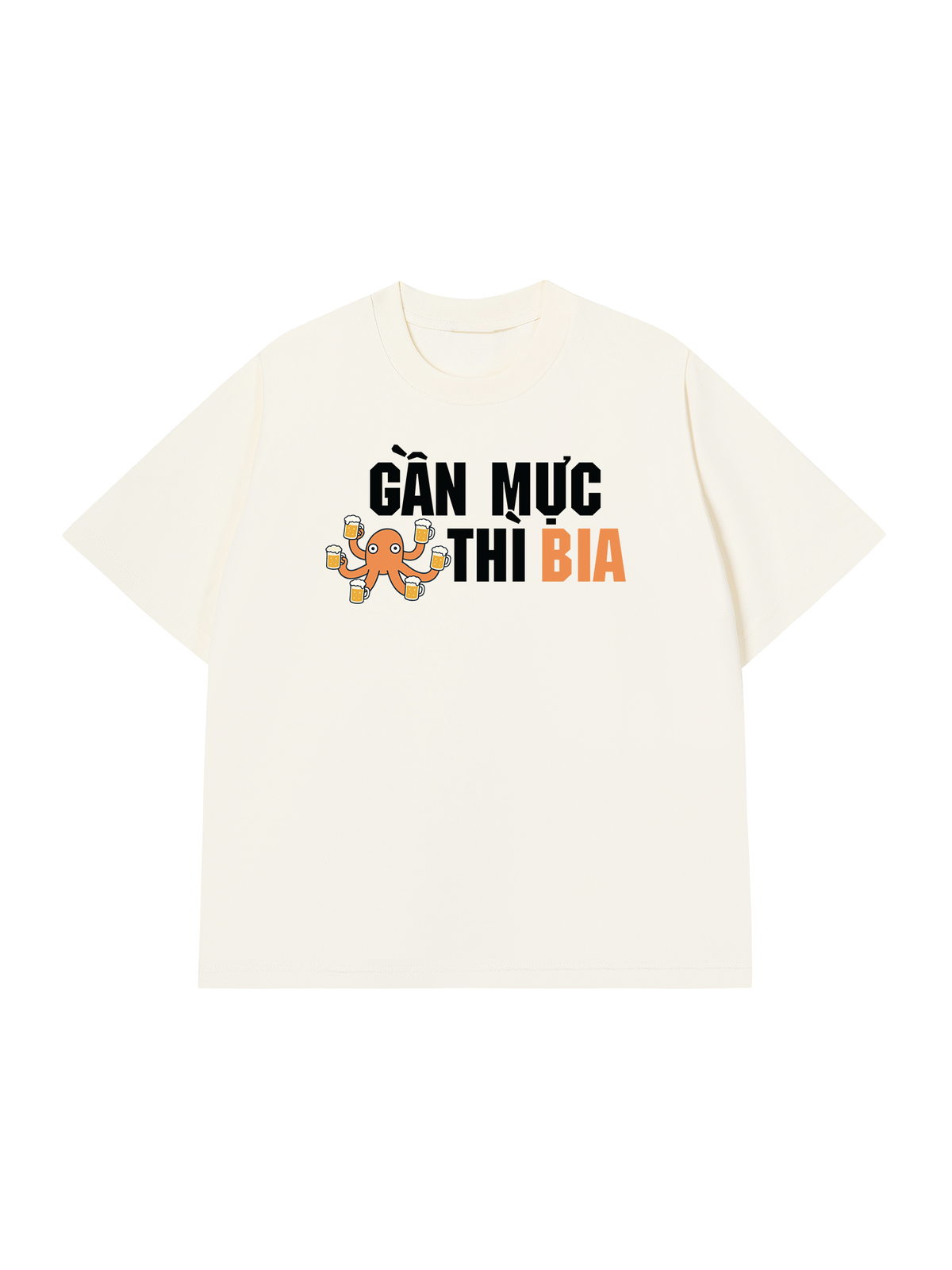 Áo Thun Relaxed Fit Gần Mực Thì Bia
