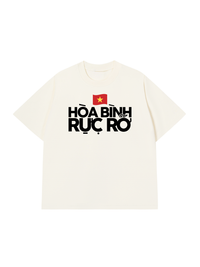 Áo Thun Relaxed Fit Hòa Bình Rực Rỡ
