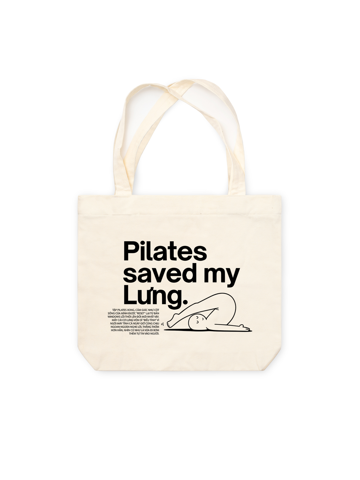 Túi Tote Pilates Saved My Lưng