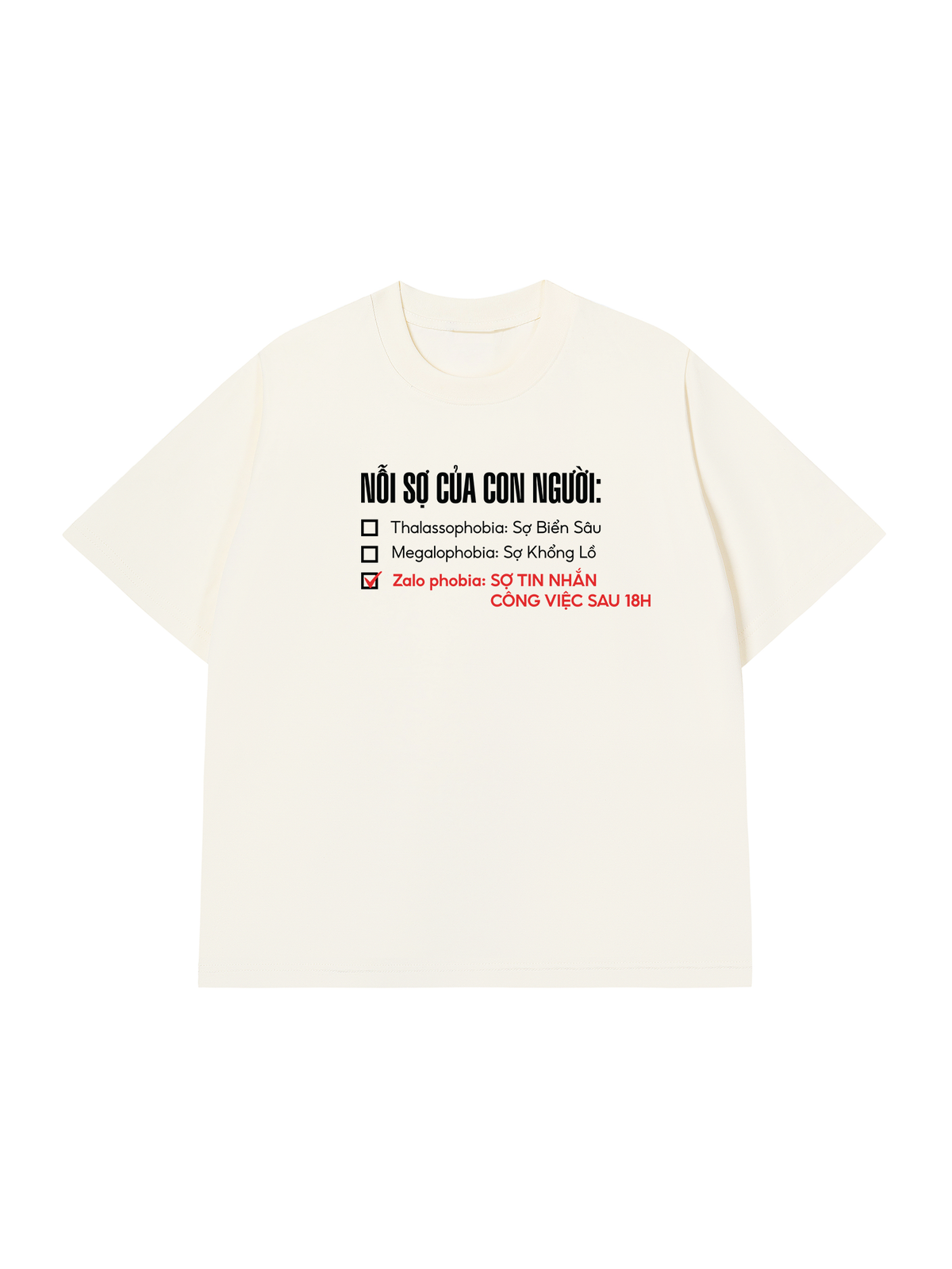 Áo Thun Relaxed Fit Zalophobia