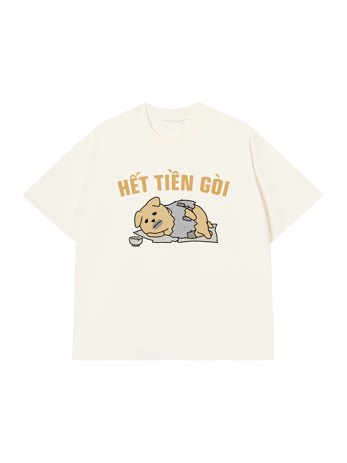 Áo Thun Relaxed Fit Hết Tiền Gòi