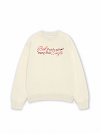 Áo Sweater Nỉ Hai Da Lốp