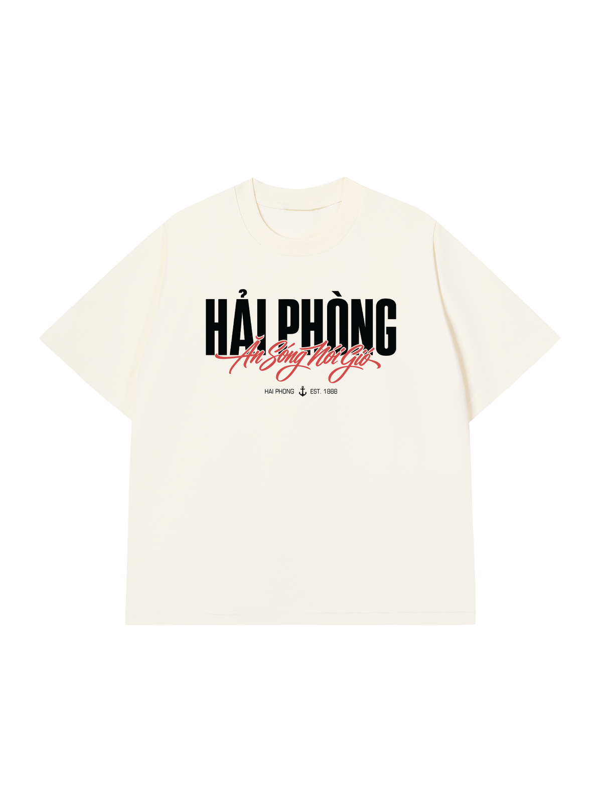 Áo Thun Relaxed Fit Ăn Sóng Nói Gió