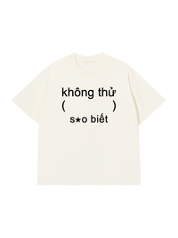 Áo Thun Relaxed Fit Không Thử Sao Biết