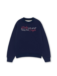 Áo Sweater Nỉ Hai Da Lốp