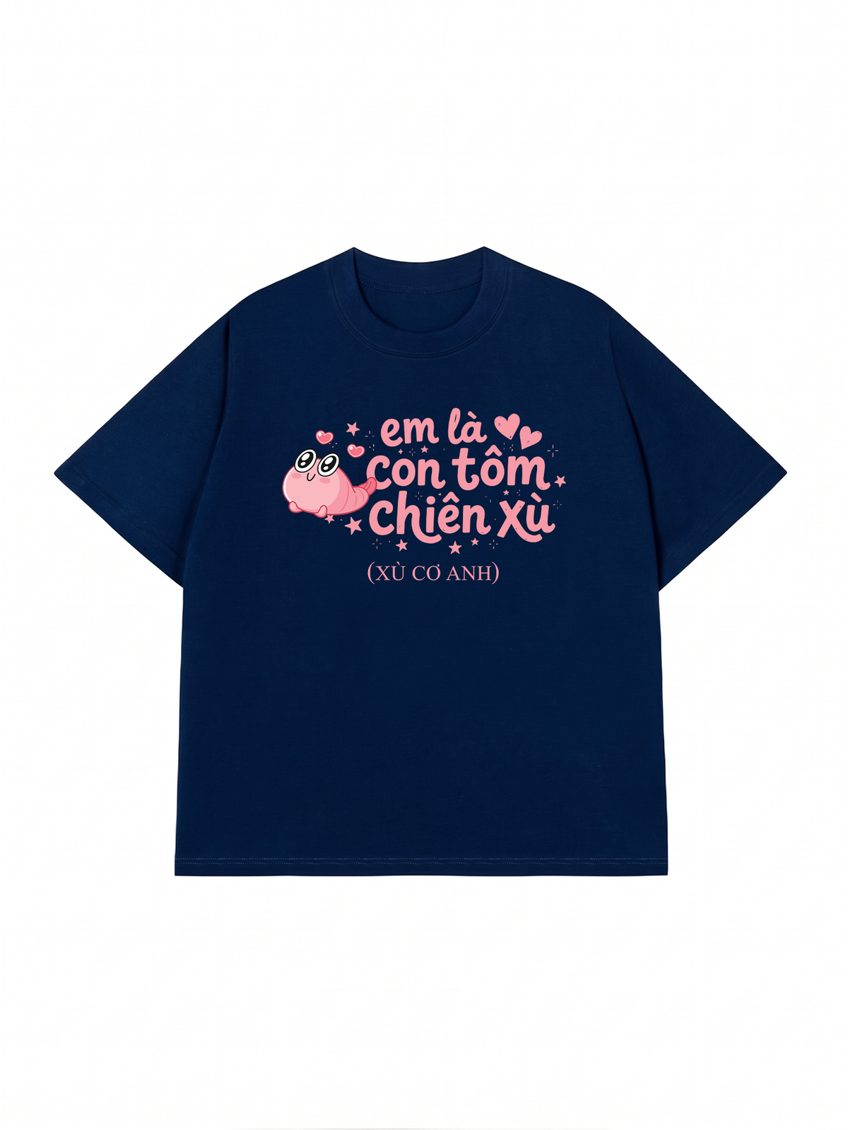 Áo Thun Relaxed Fit Tôm Chiên Xù