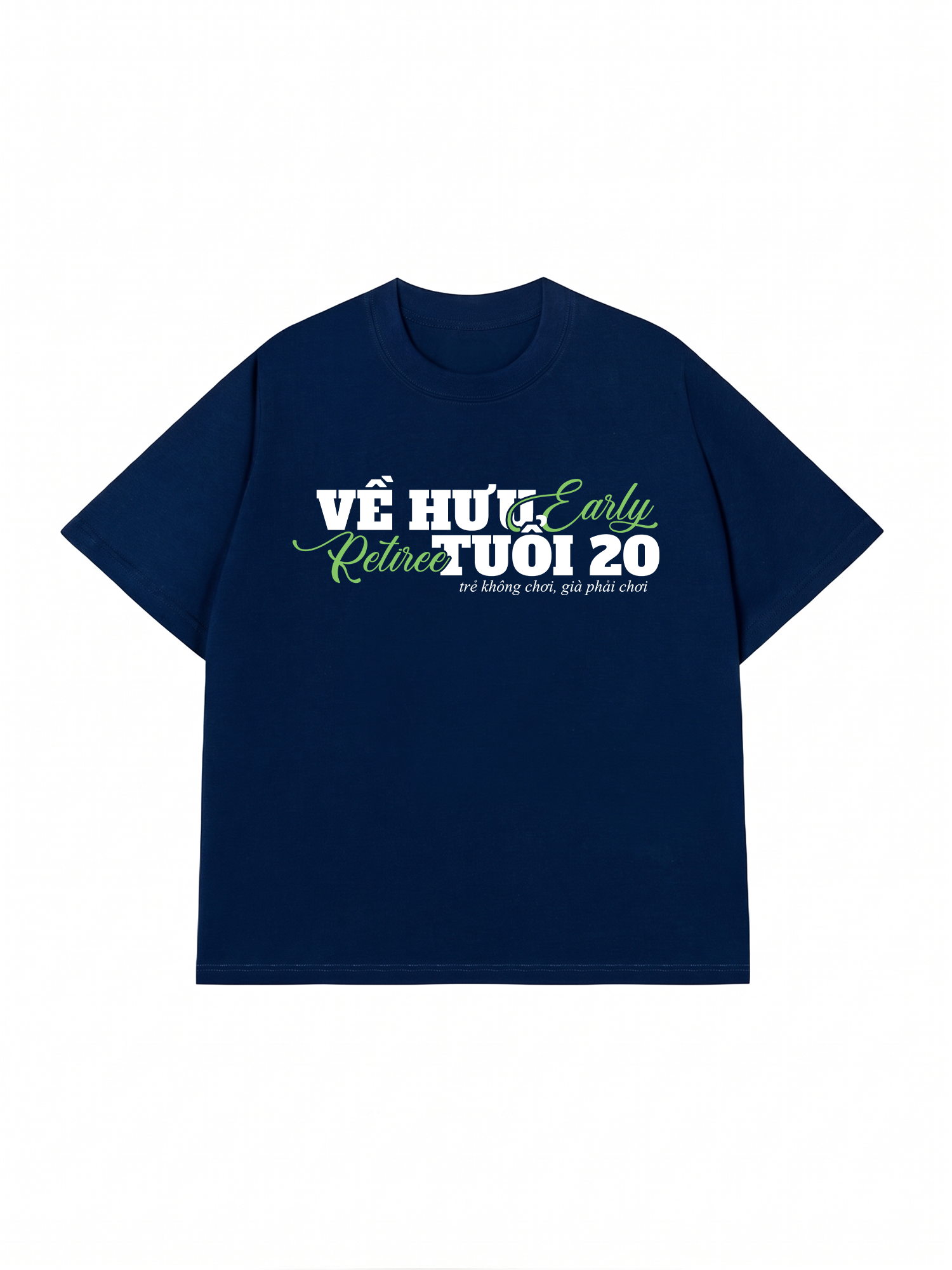 Áo Thun Relaxed Fit Về Hưu Tuổi 20