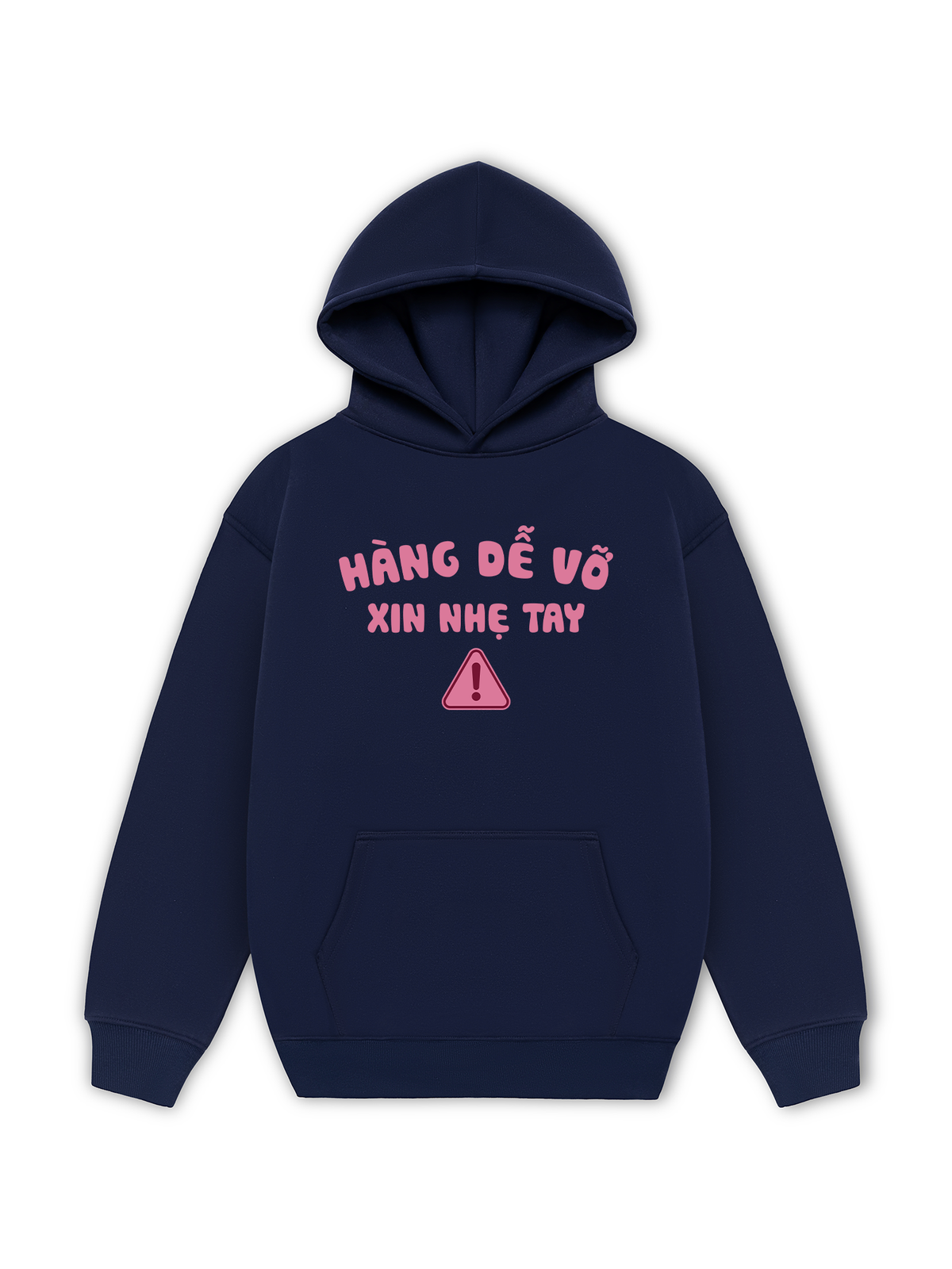 Áo Hoodie Nỉ Hai Da Cẩn Thận Vỡ
