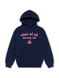 Áo Hoodie Nỉ Hai Da Cẩn Thận Vỡ