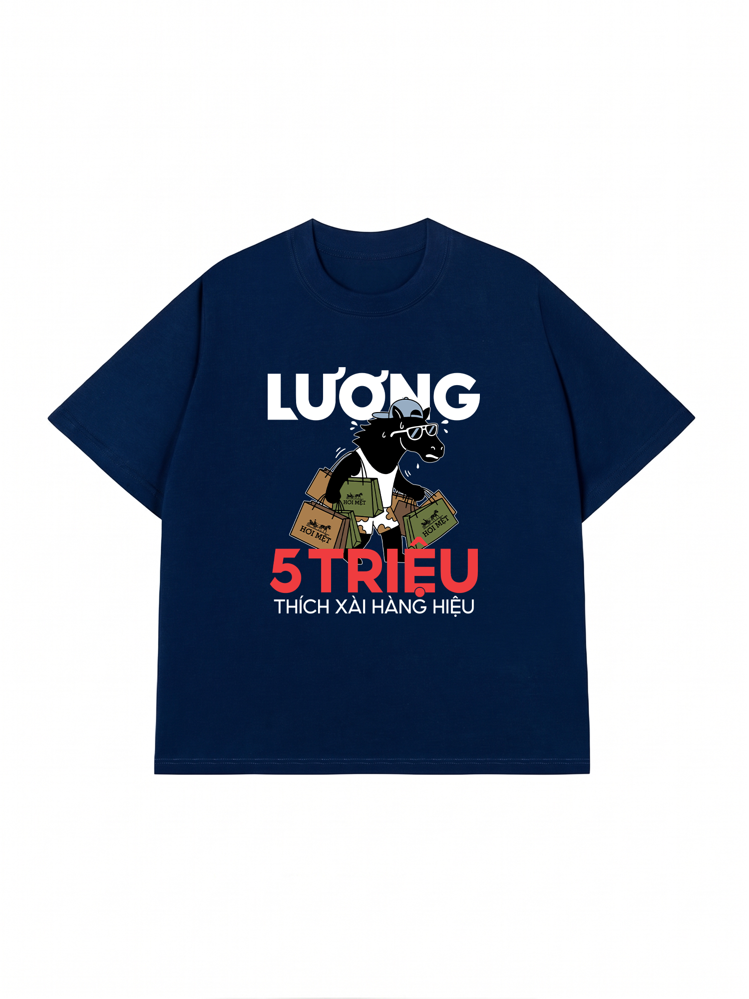 Áo Thun Relaxed Fit Thích Xài Hàng Hiệu