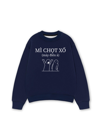 Áo Sweater Nỉ Hai Da Mì Chọt Xố