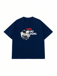 Áo Thun Relaxed Fit Lười Lao Động