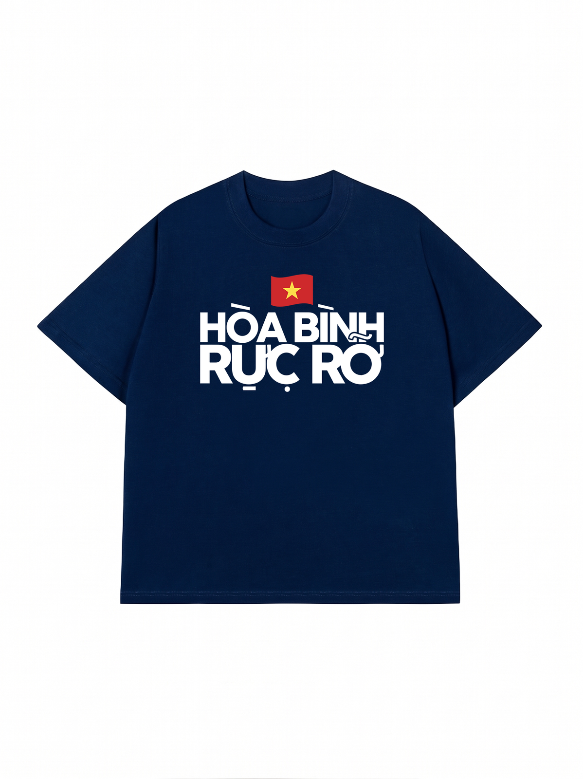 Áo Thun Relaxed Fit Hòa Bình Rực Rỡ