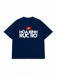 Áo Thun Relaxed Fit Hòa Bình Rực Rỡ