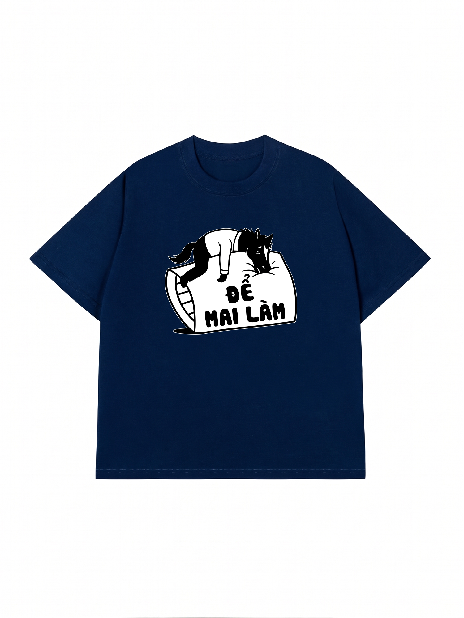 Áo Thun Relaxed Fit Để Mai Làm Đi