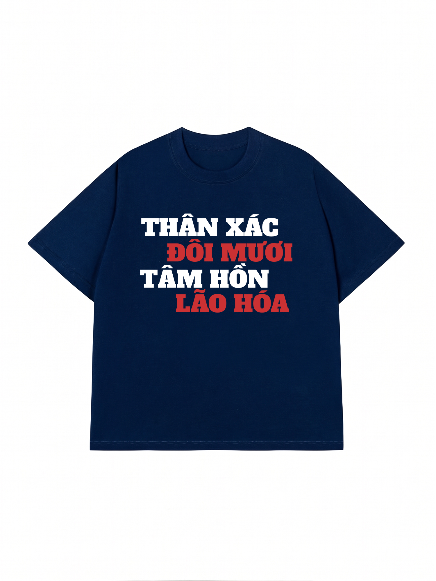 Áo Thun Relaxed Fit Thân Xác Đôi Mươi