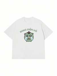 Áo Thun Relaxed Fit Đang Giận Hỏ
