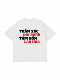 Áo Thun Relaxed Fit Thân Xác Đôi Mươi