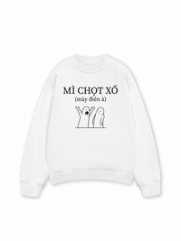 Áo Sweater Nỉ Hai Da Mì Chọt Xố