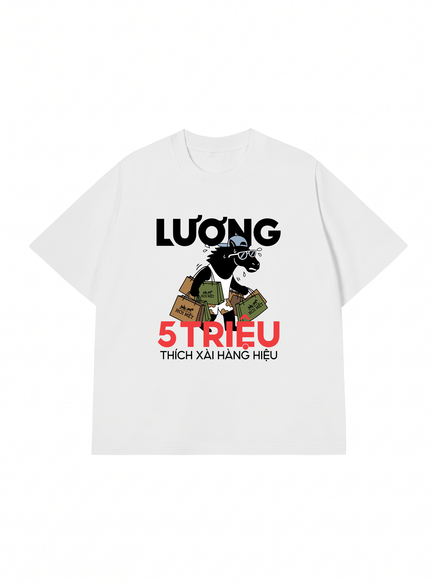 Áo Thun Relaxed Fit Thích Xài Hàng Hiệu