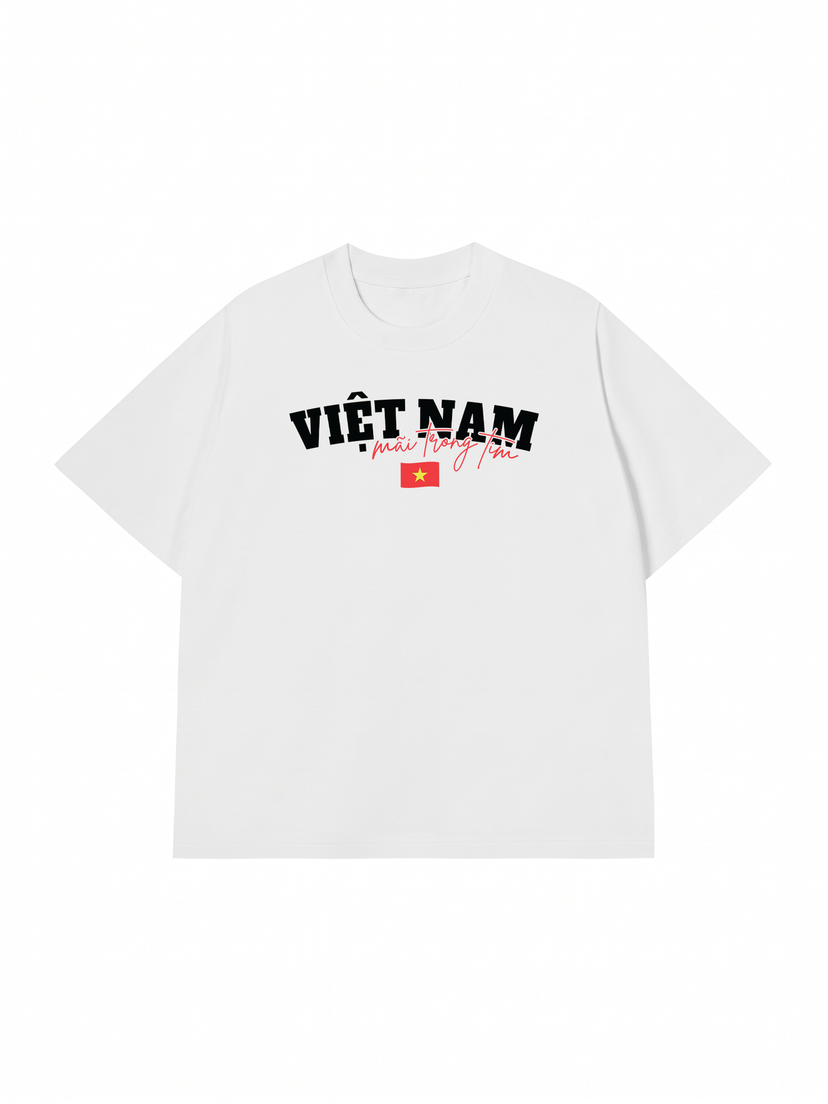 Áo Thun Relaxed Fit Việt Nam Trong Tim