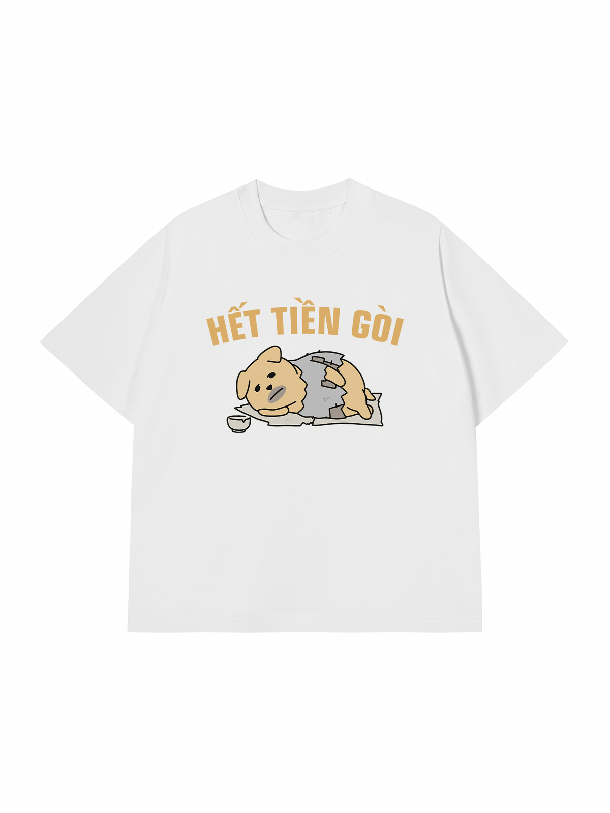 Áo Thun Relaxed Fit Hết Tiền Gòi