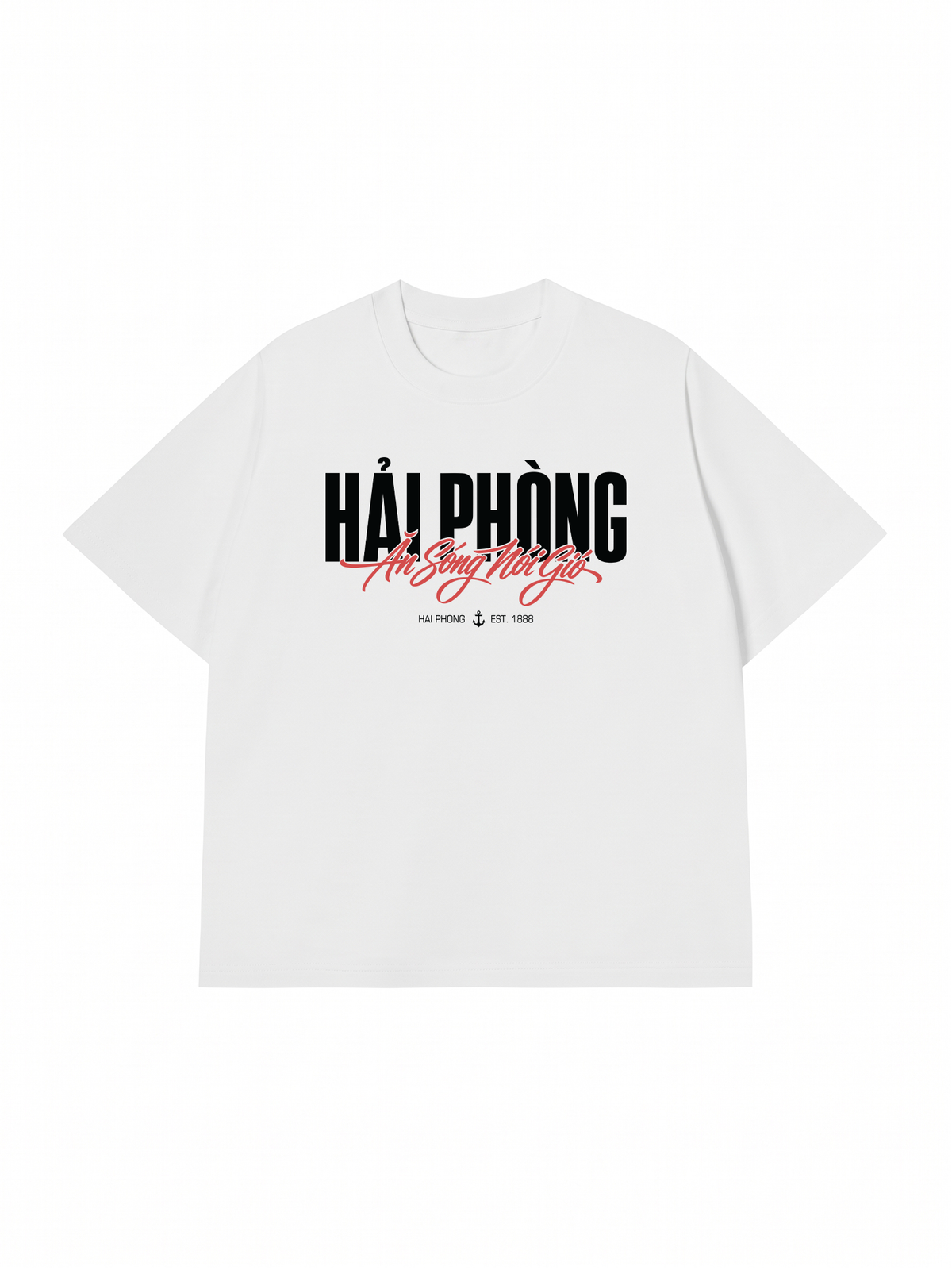 Áo Thun Relaxed Fit Ăn Sóng Nói Gió