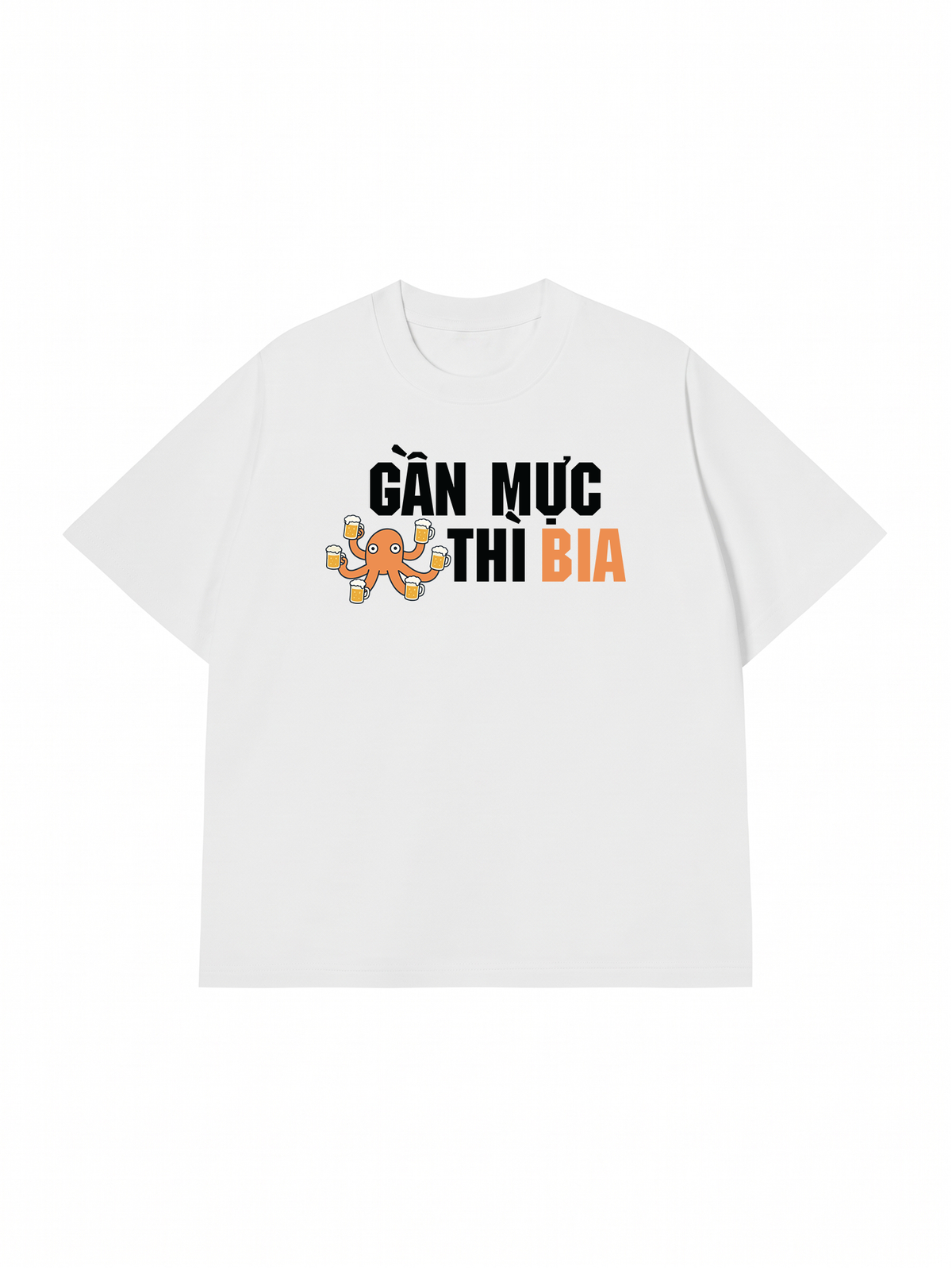 Áo Thun Relaxed Fit Gần Mực Thì Bia