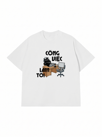 Áo Thun Relaxed Fit Công Việc Làm Tôi