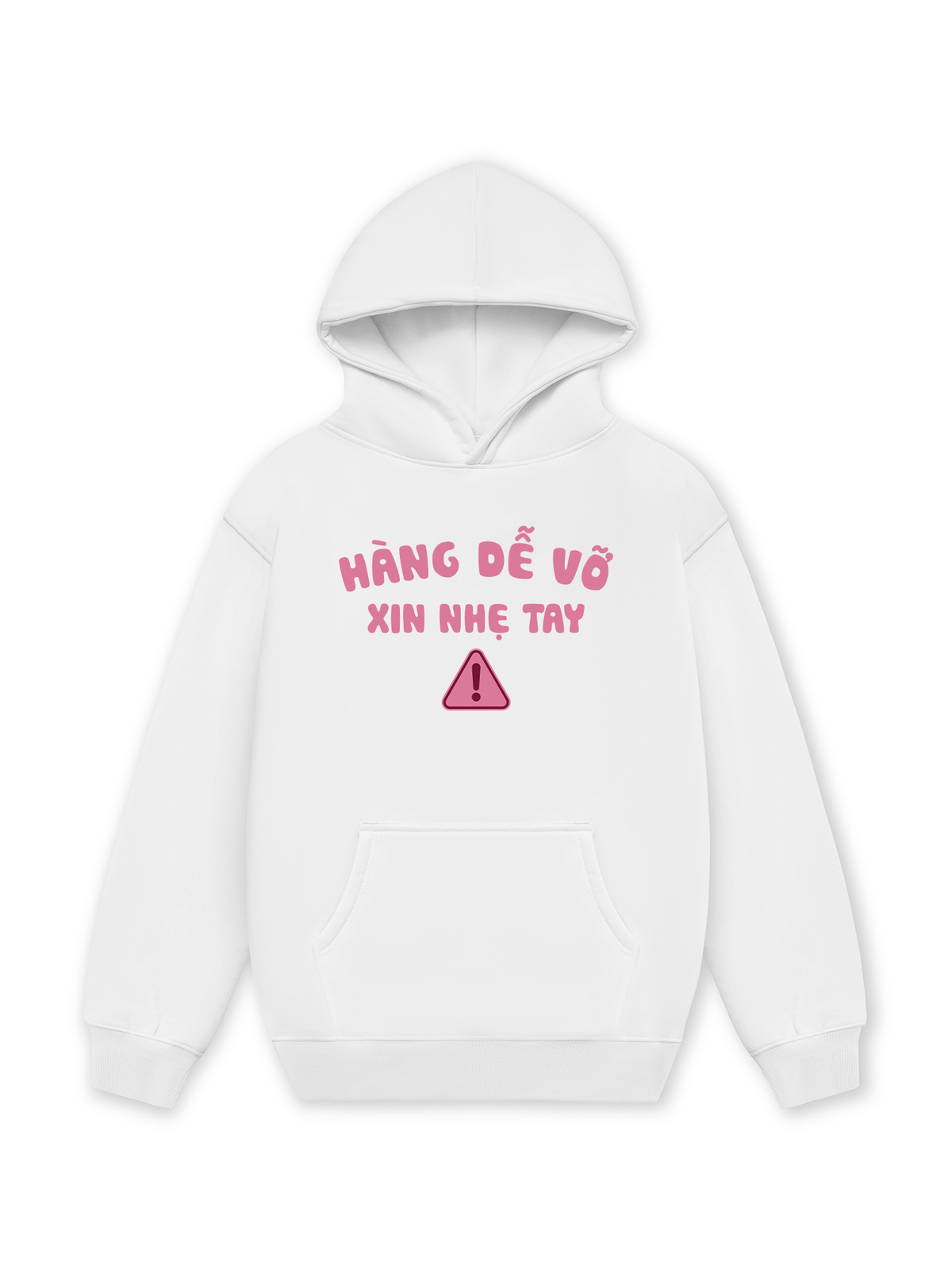 Áo Hoodie Nỉ Hai Da Cẩn Thận Vỡ