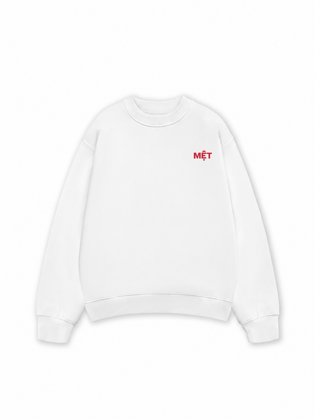 Áo Sweater Nỉ Hai Da Mệt