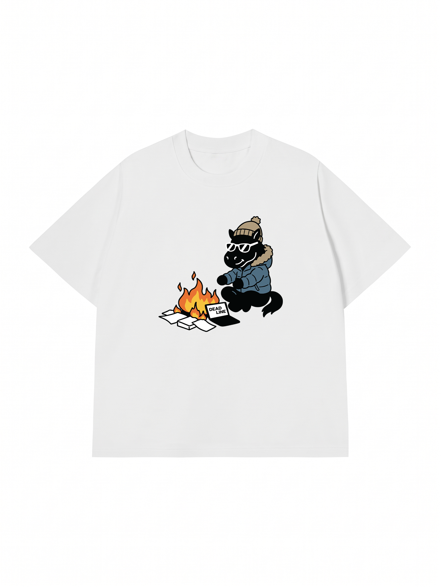 Áo Thun Relaxed Fit Kết Thúc Công Việc