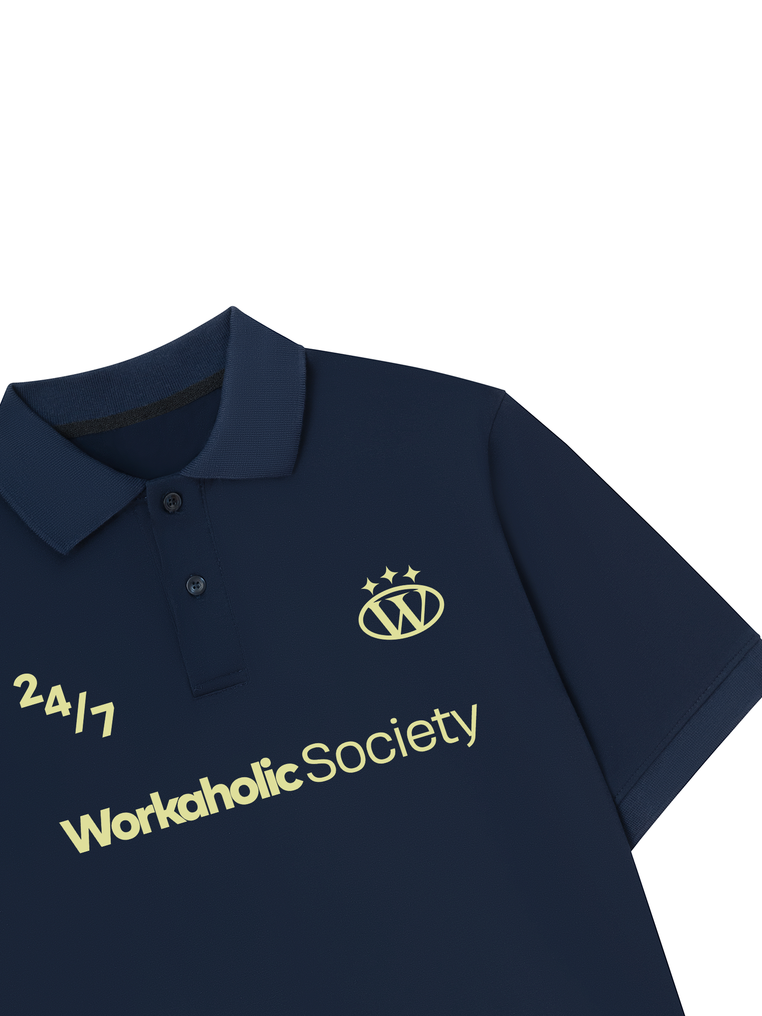 Áo Polo Relaxed Fit Workaholic Society