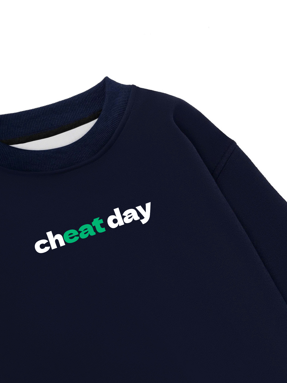 Áo Sweater Nỉ Hai Da Cheat Day