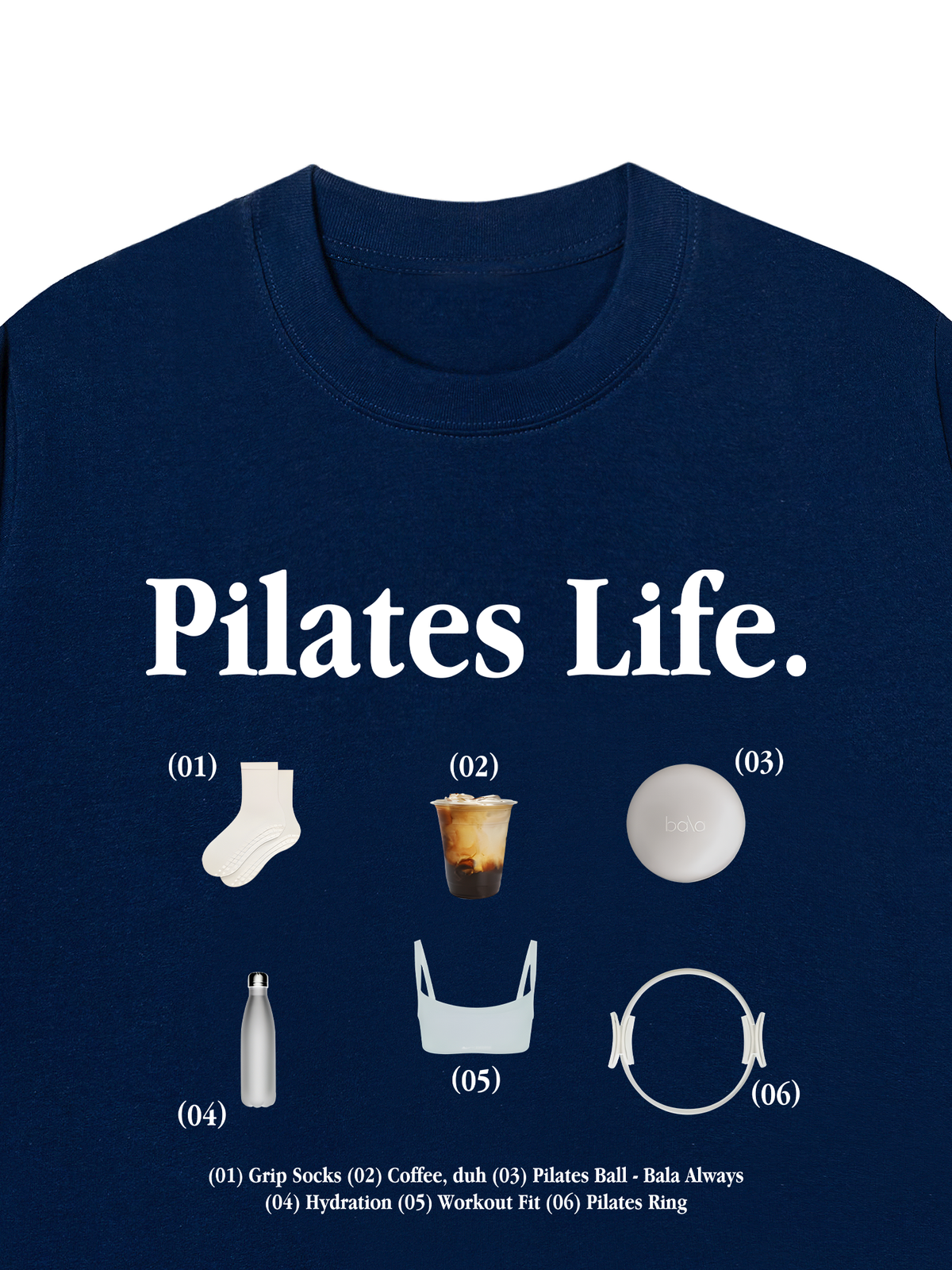 Áo Thun Relaxed Fit Pilates Life