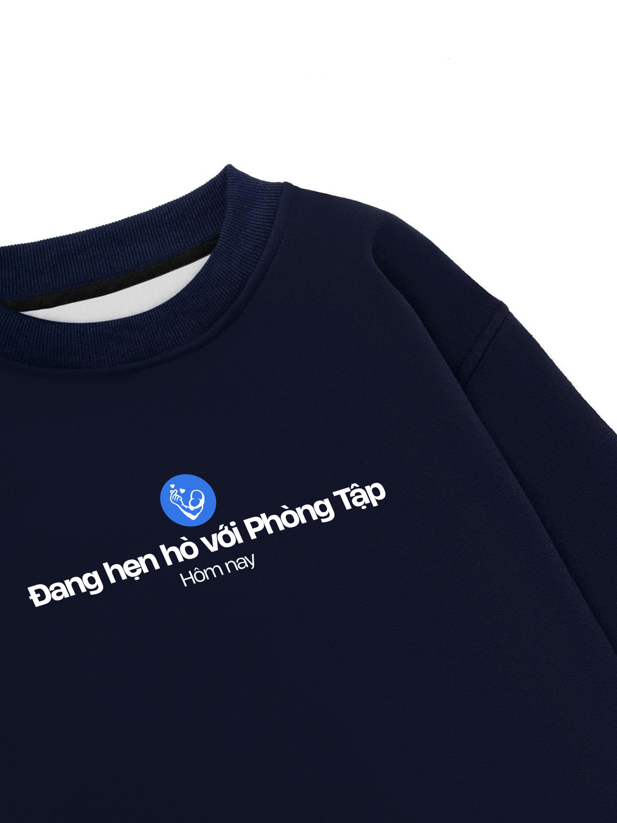 Áo Sweater Nỉ Hai Da Hẹn Hò Phòng Tập