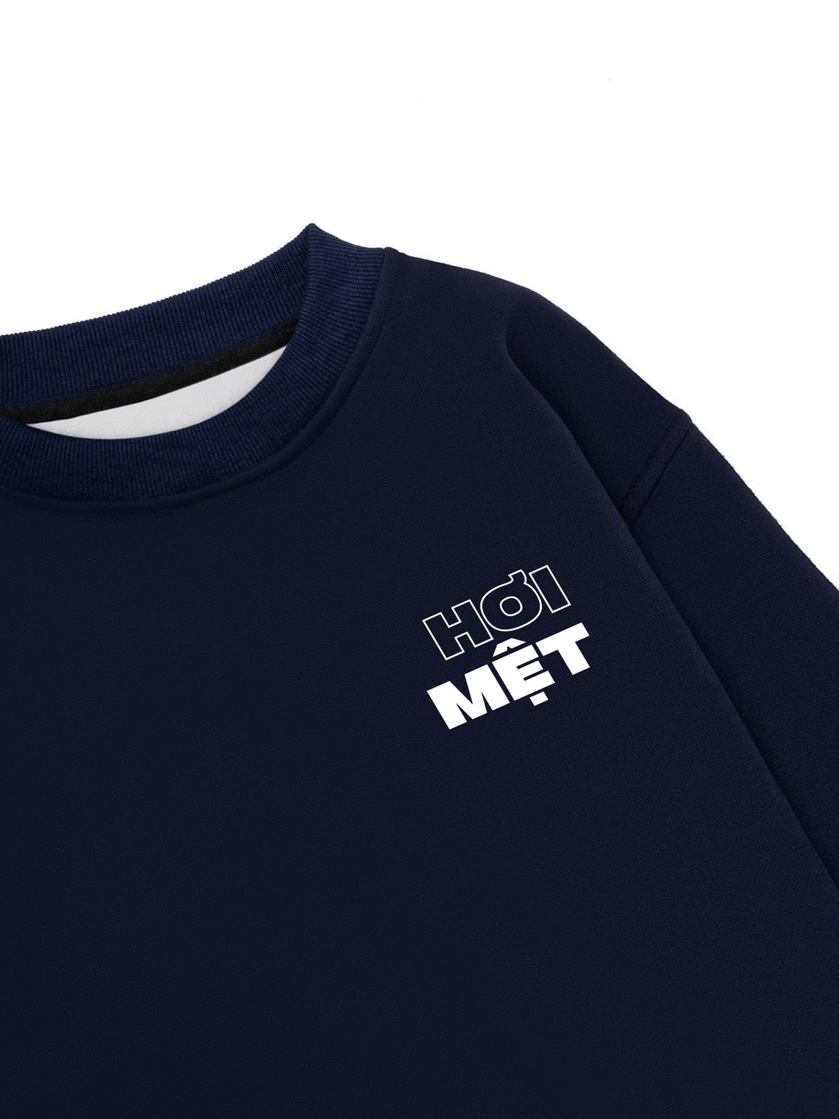 Áo Sweater Nỉ Hai Da Don't Quit
