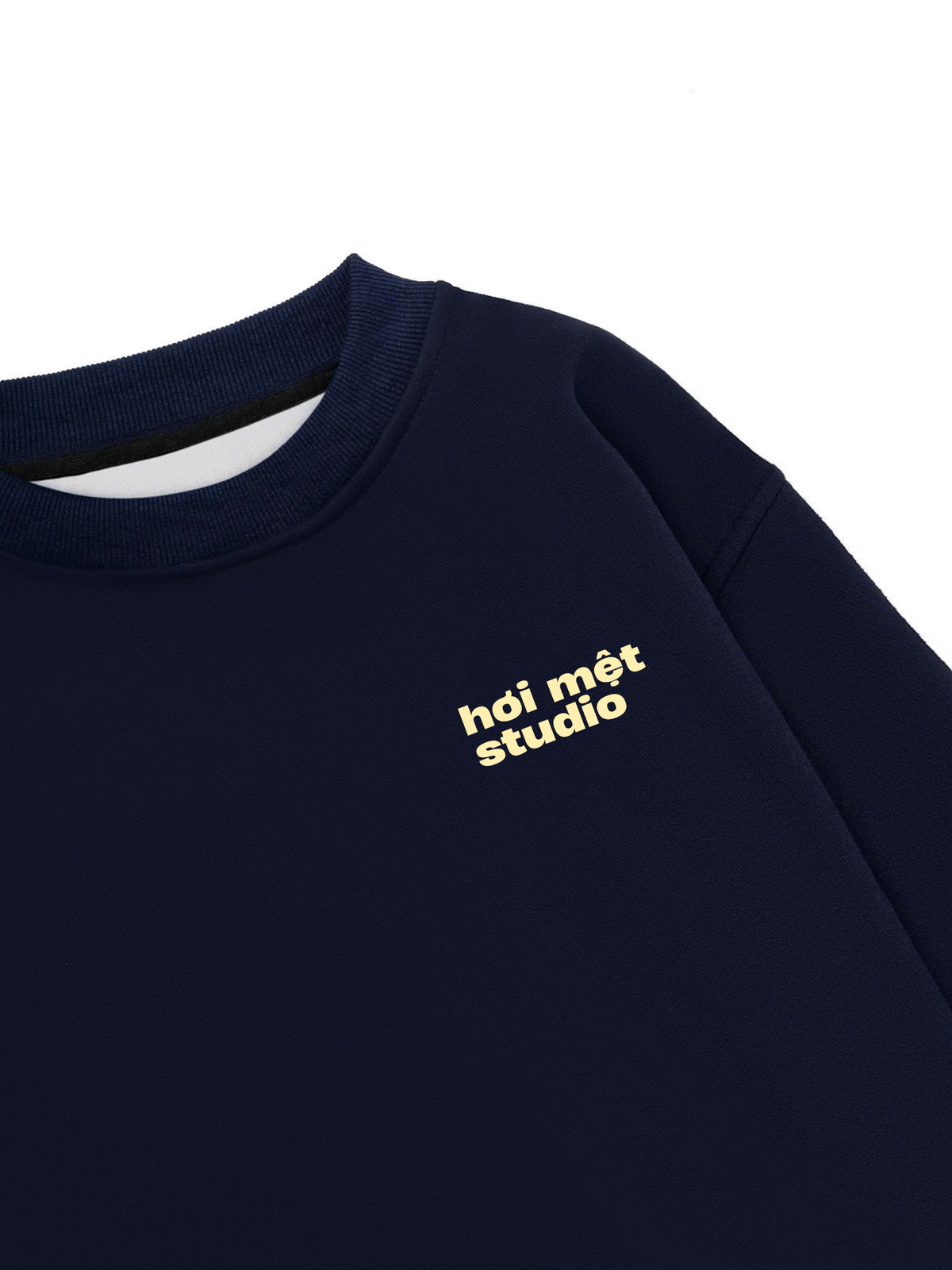 Áo Sweater Nỉ Hai Da Dáng Nuột Không Tuột Mất Em